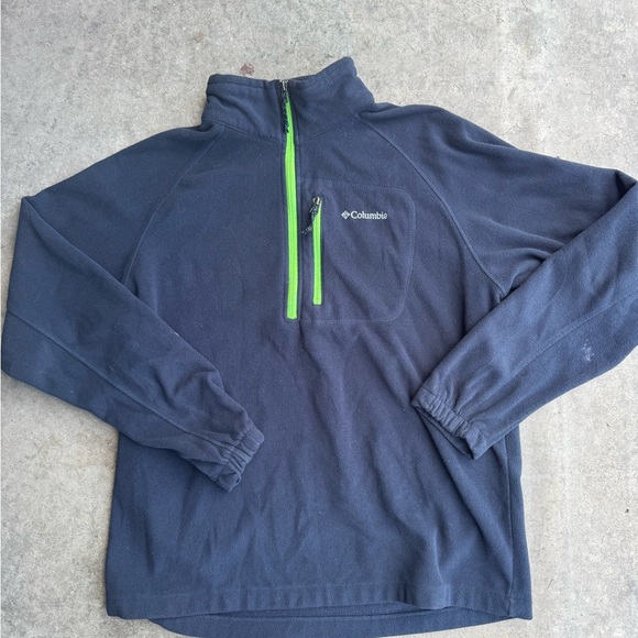 Columbia Blue and Green Performance Jacket - Picture 1 of 3